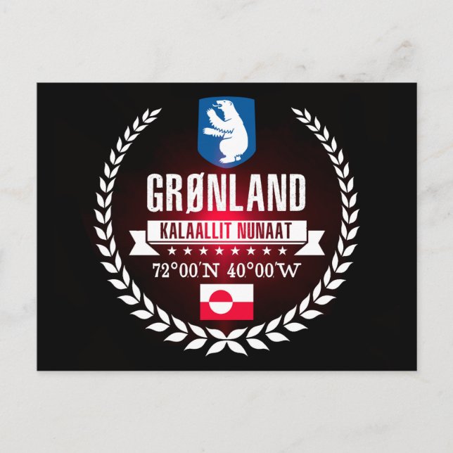 Carte Postale Groenland (Devant)