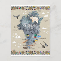 " Groenland : 13 ct./aujourd'hui - Peinture à la m