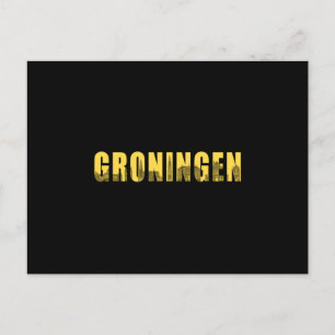 Carte Postale Groningen City Cityscape Skyline Trip Drôle cadeau