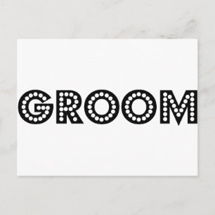 Carte Postale Groom
