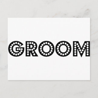 Carte Postale Groom