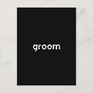 Carte Postale Groom
