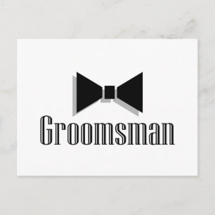 Carte Postale Groomsman