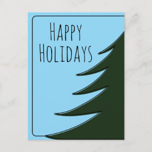 Carte Postale Gros arbre de Noël