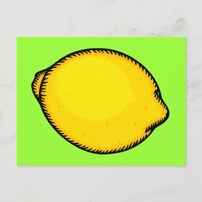 Carte Postale Gros citron (Devant)
