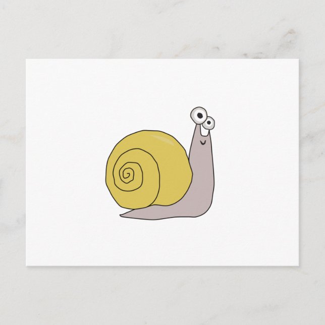 Carte Postale Gros Escargots D'Escargots Pour Amoureux des anima (Devant)