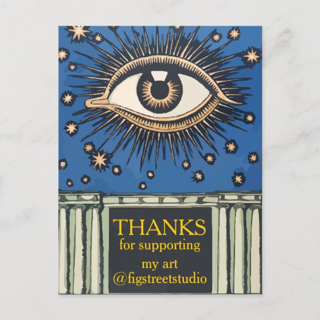 Carte Postale Gros merci, modifier le texte (Devant)