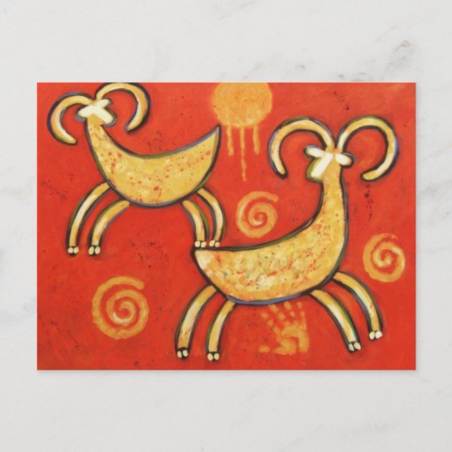 Carte Postale Gros mouton de la corne (Devant)