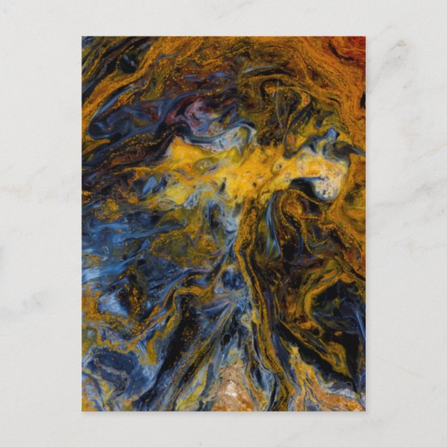 Carte Postale Gros plan abstrait de Pietersite (Devant)