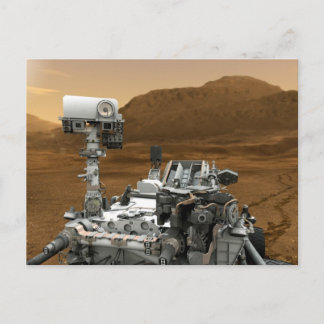 Carte Postale Gros plan de Mars Curiosity