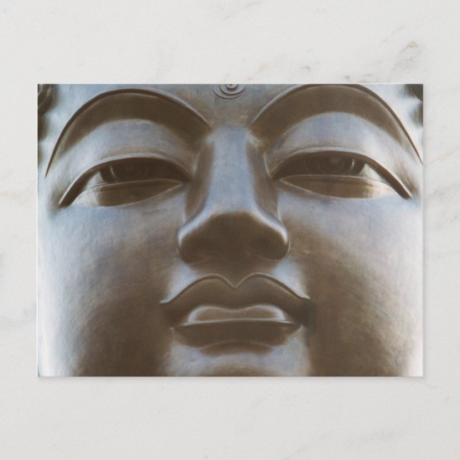 Carte Postale Gros plan de statue de Bouddha (Devant)