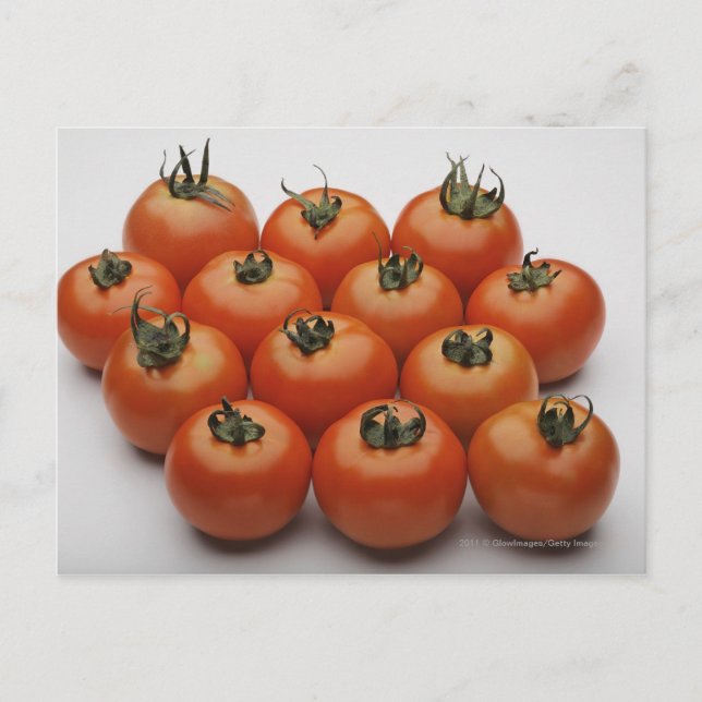 Carte Postale Gros plan de tomates (Devant)