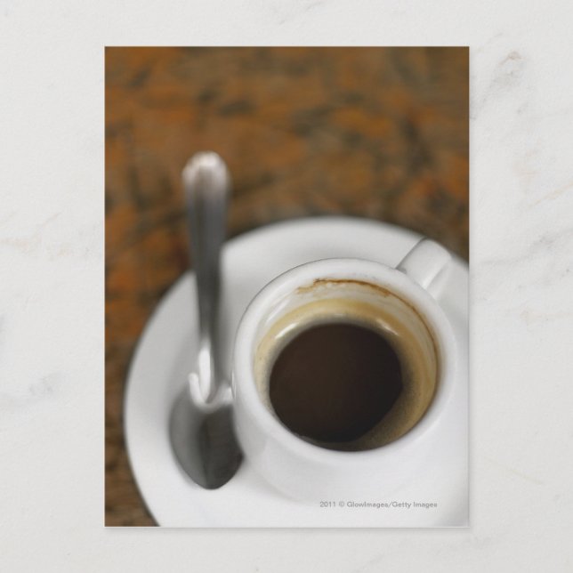 Carte Postale Gros plan d'une tasse de café 2 (Devant)