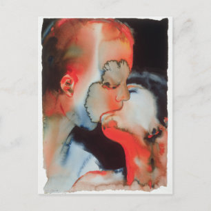 Carte Postale Gros plan Kiss 1988