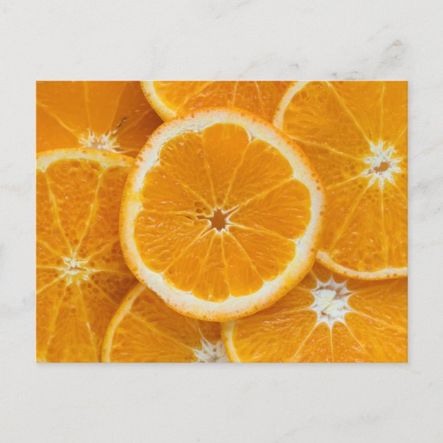 Carte postale Gros Plan Oranges (Devant)