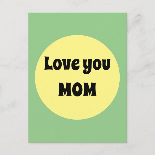 Carte Postale Gros point jaune (Devant)