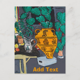 Carte Postale Gros Vase