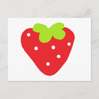 Carte Postale Grosse Fraise