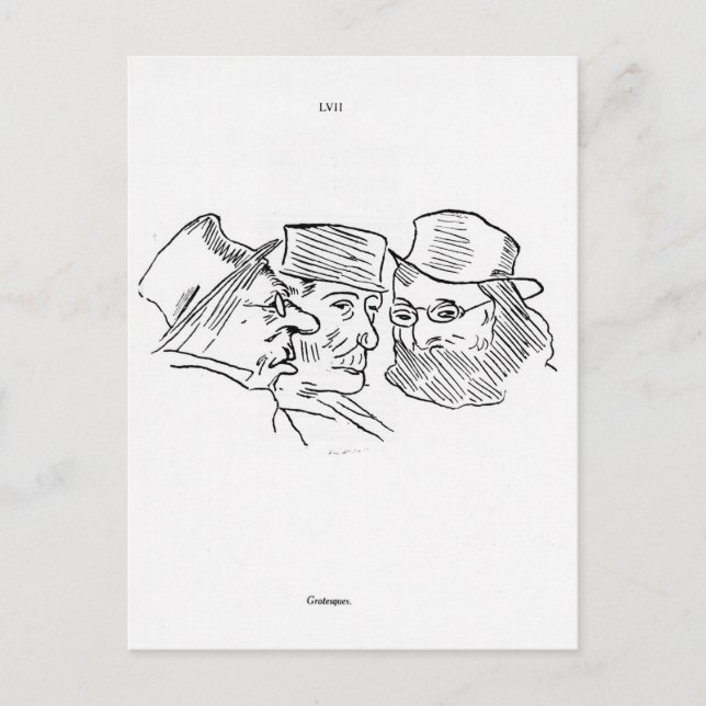 Carte Postale Grotesques (Devant)