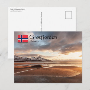 Carte Postale Grotfjorden Norvège