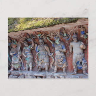 Carte Postale Grotte bouddhiste de Dazu, Chine