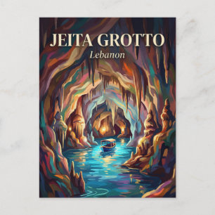 Carte Postale Grotte de Jeita Liban