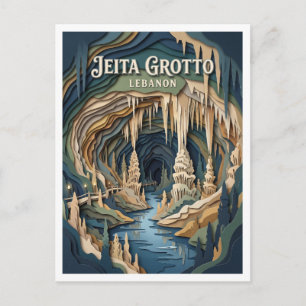 Carte Postale Grotte de Jeita Liban