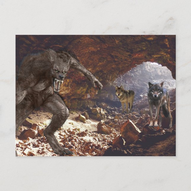 Carte Postale Grotte de la meute de loups-garous (Devant)