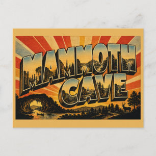 Carte Postale Grotte de Mammoth Kentucky Cavernes de calcaire Ri