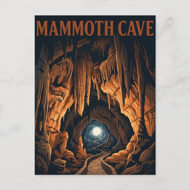Carte Postale Grotte de Mammouth (Devant)