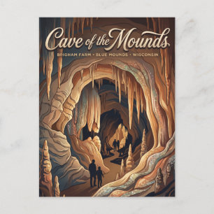 Carte Postale Grotte de Mounds Wisconsin