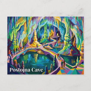 Carte Postale Grotte de Postojna Slovénie