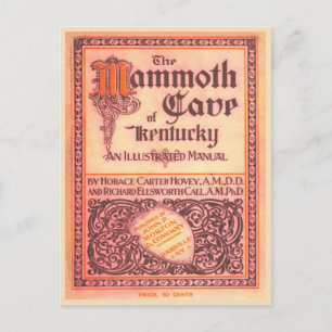 Carte Postale Grotte Mammoth Kentucky couverture vintage livre