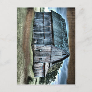 Carte Postale Grotte Rustique ferme Truck Tracteur Rooster Hen