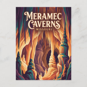 Carte Postale Grottes de Meramec, Missouri