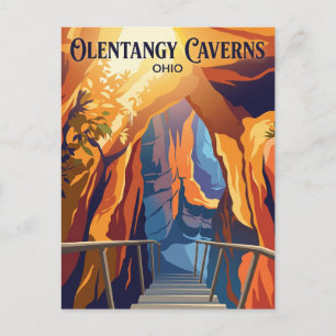 Carte Postale Grottes d'Olentangy États-Unis