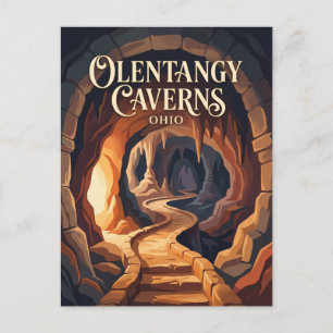 Carte Postale Grottes d'Olentangy Ohio