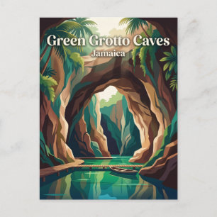 Carte Postale Grottes vertes de Jamaïque
