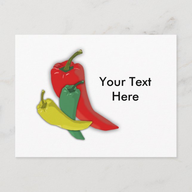 Carte Postale Groupe Chili Pepper (Devant)