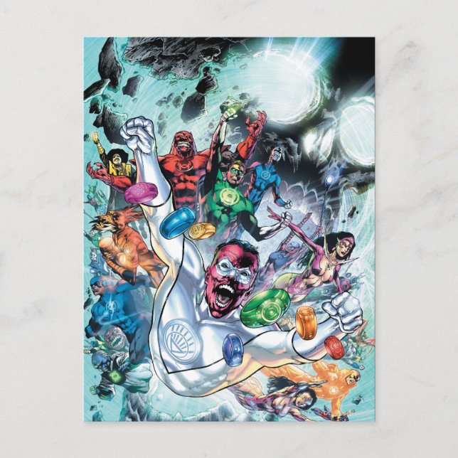 Carte Postale Groupe Corp avec anneaux (Devant)