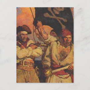 Carte Postale Groupe de Buccanneers