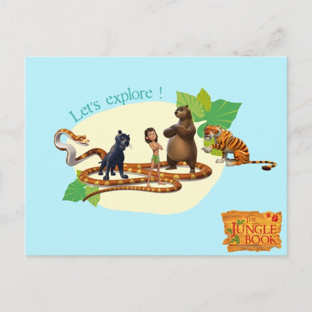 Carte Postale Groupe de livres de la Jungle Shot 4 (Devant)