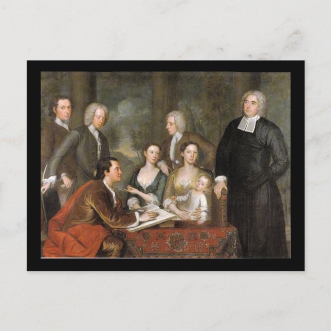 Carte Postale Groupe des Bermudes, par John Smibert (Devant)