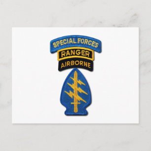 Carte Postale Groupe des forces spéciales Green Berets FC SFG SO