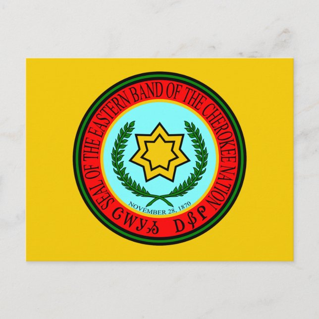 Carte Postale Groupe Est Du Phoque Cherokee (Devant)