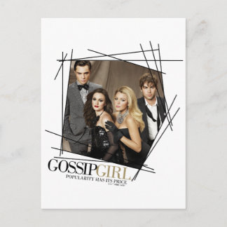 Carte Postale Groupe Graphique Glamour de Gossip Girl