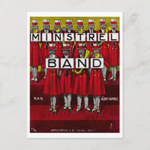 Carte Postale Groupe Minstrel