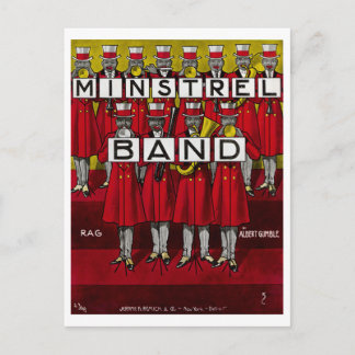 Carte Postale Groupe Minstrel
