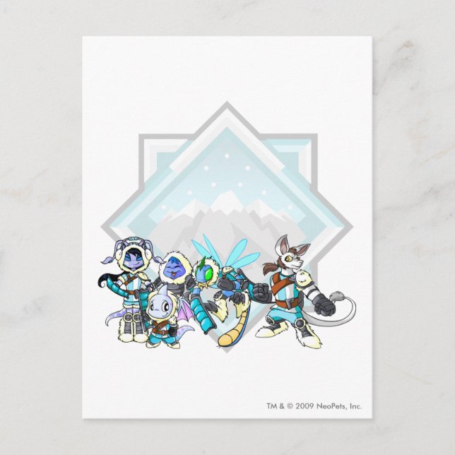 Carte Postale Groupe Terror Mountain (Devant)