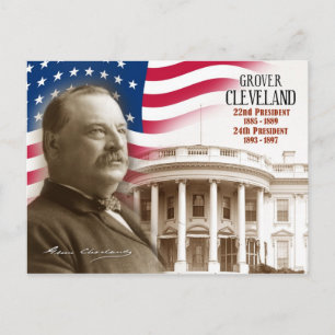 Carte Postale Grover Cleveland - 22nd & 24th President of the US